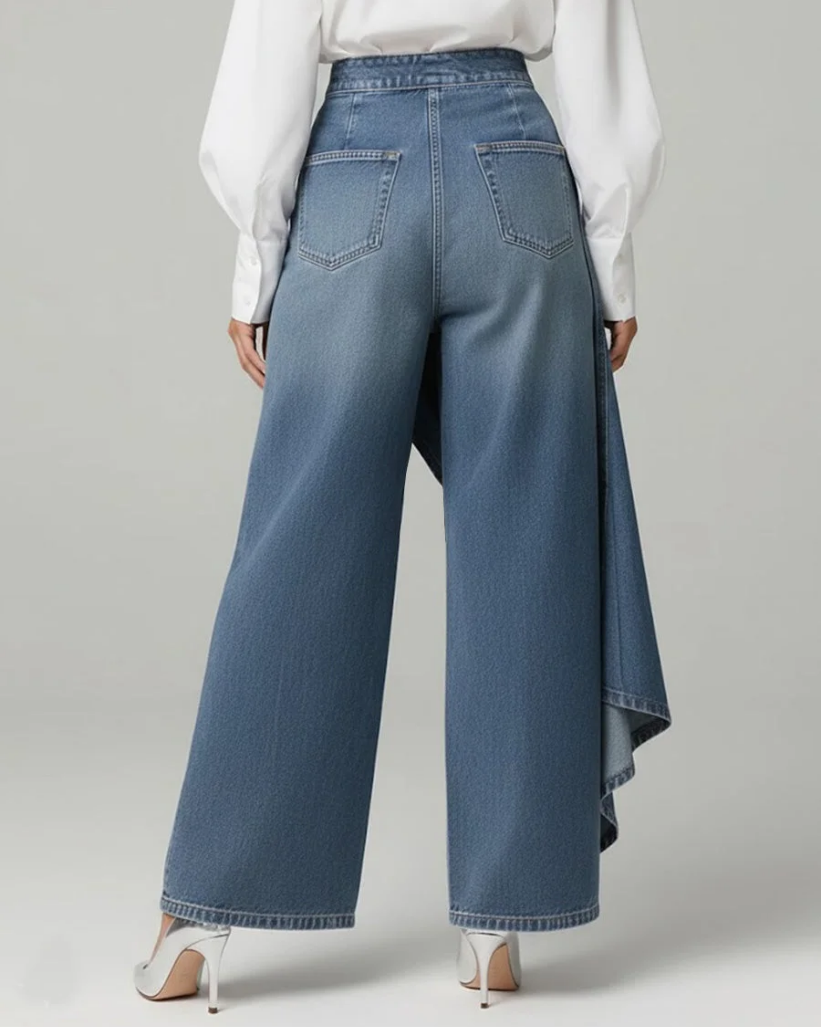 Audrey™ | Pantalón vaquero con nudo