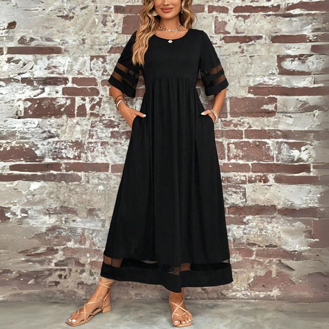 Aubrey™ | Vestido Midi Favorecedor Efecto Vientre Plano