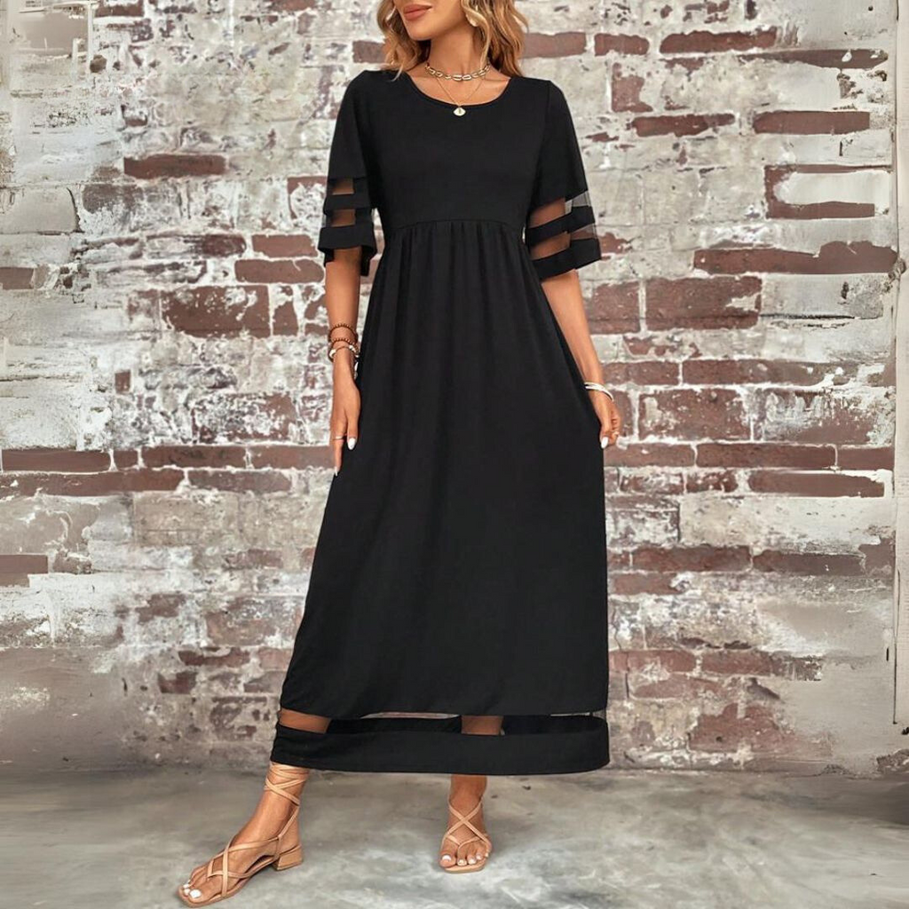 Aubrey™ | Vestido Midi Favorecedor Efecto Vientre Plano