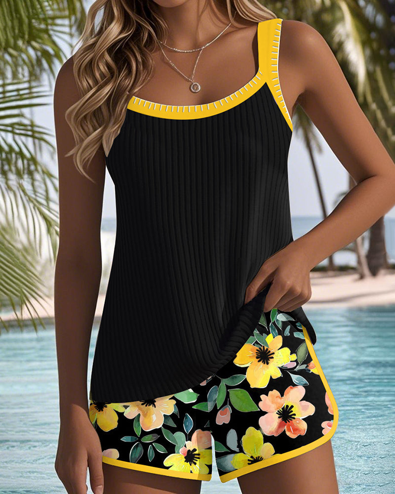 Laluna® | Conjunto Tankini Elegante de Dos Piezas