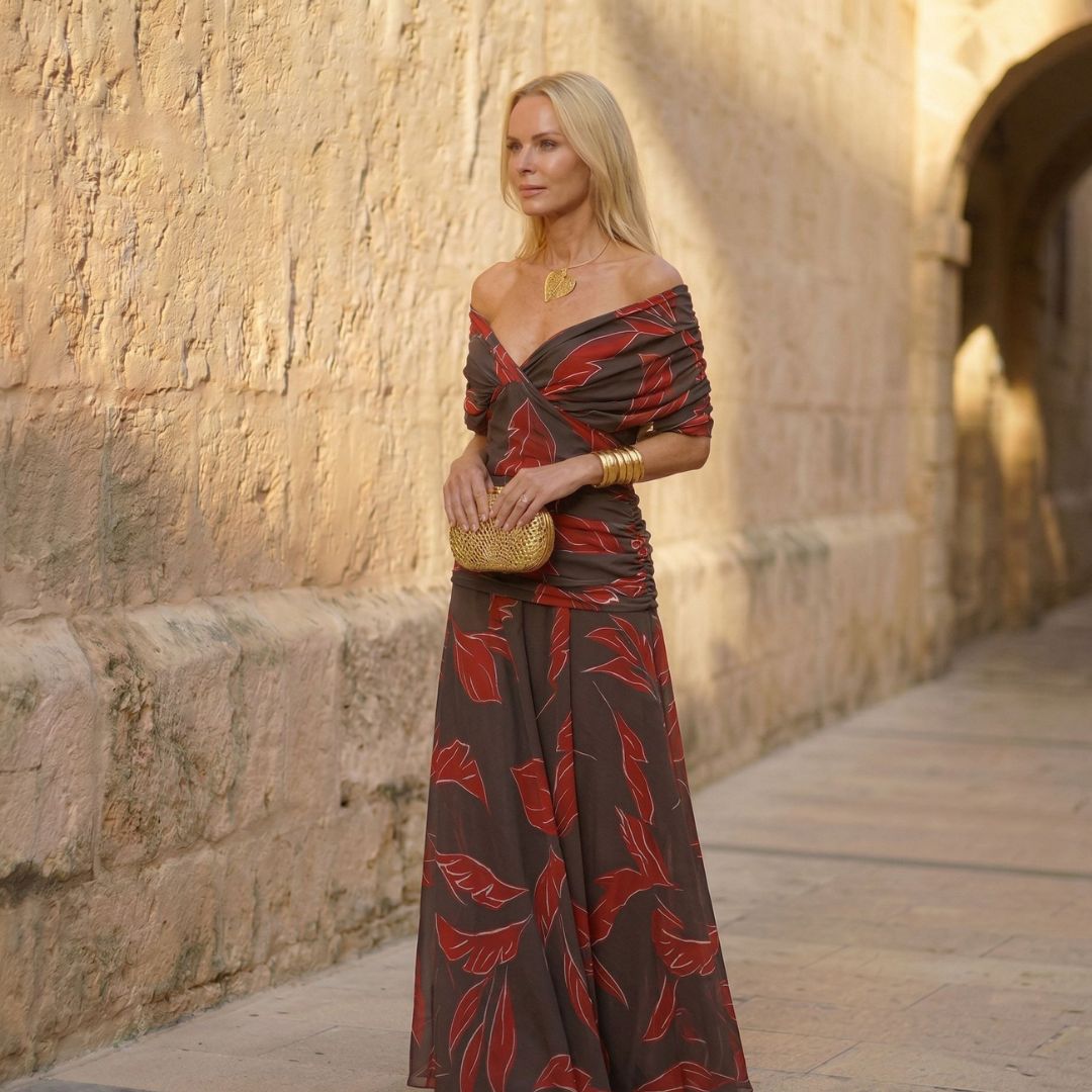 Poppy | Elegante Vestido con Hojas