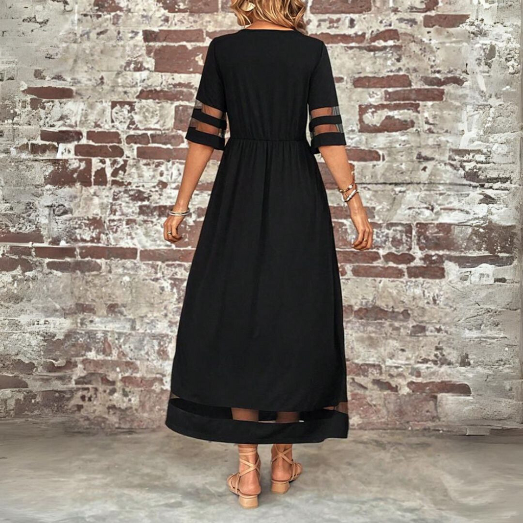Aubrey™ | Vestido Midi Favorecedor Efecto Vientre Plano