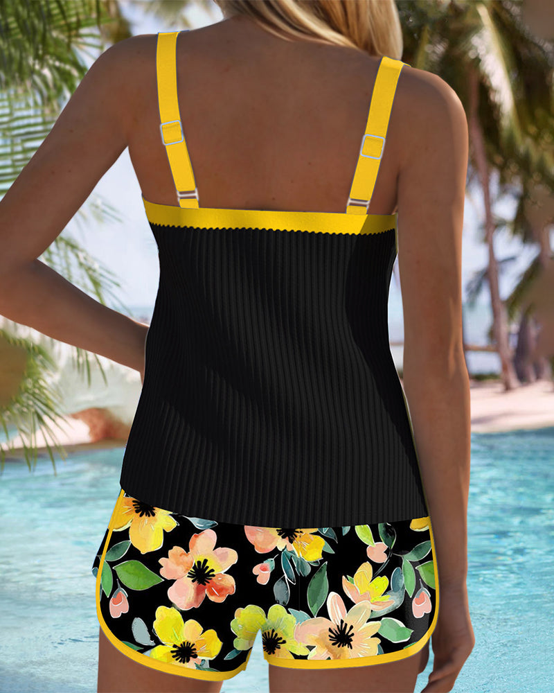 Laluna® | Conjunto Tankini Elegante de Dos Piezas