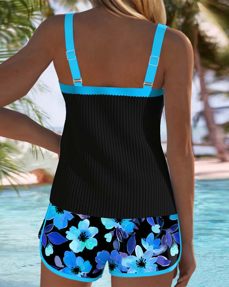 Laluna® | Conjunto Tankini Elegante de Dos Piezas