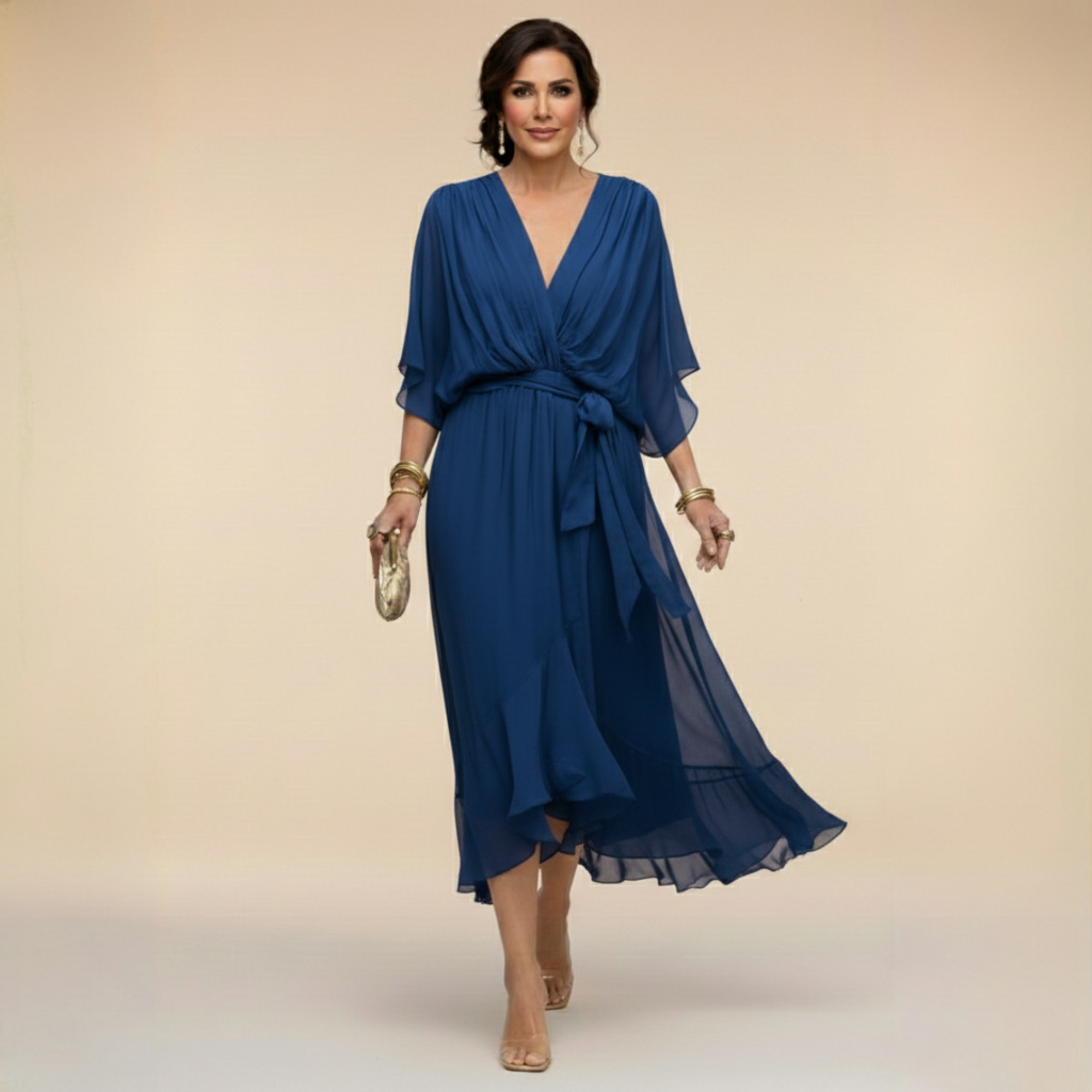 Monica | Vestido Cuello V