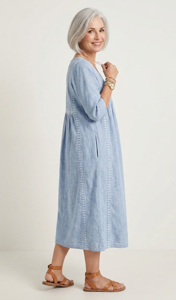 Juliette | Vestido Maxi Línea A de Elegancia