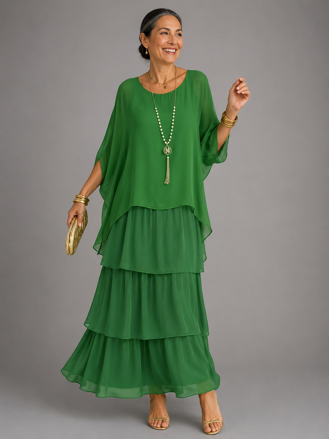 Lara™ | Vestido Maxi Fluido Elegante