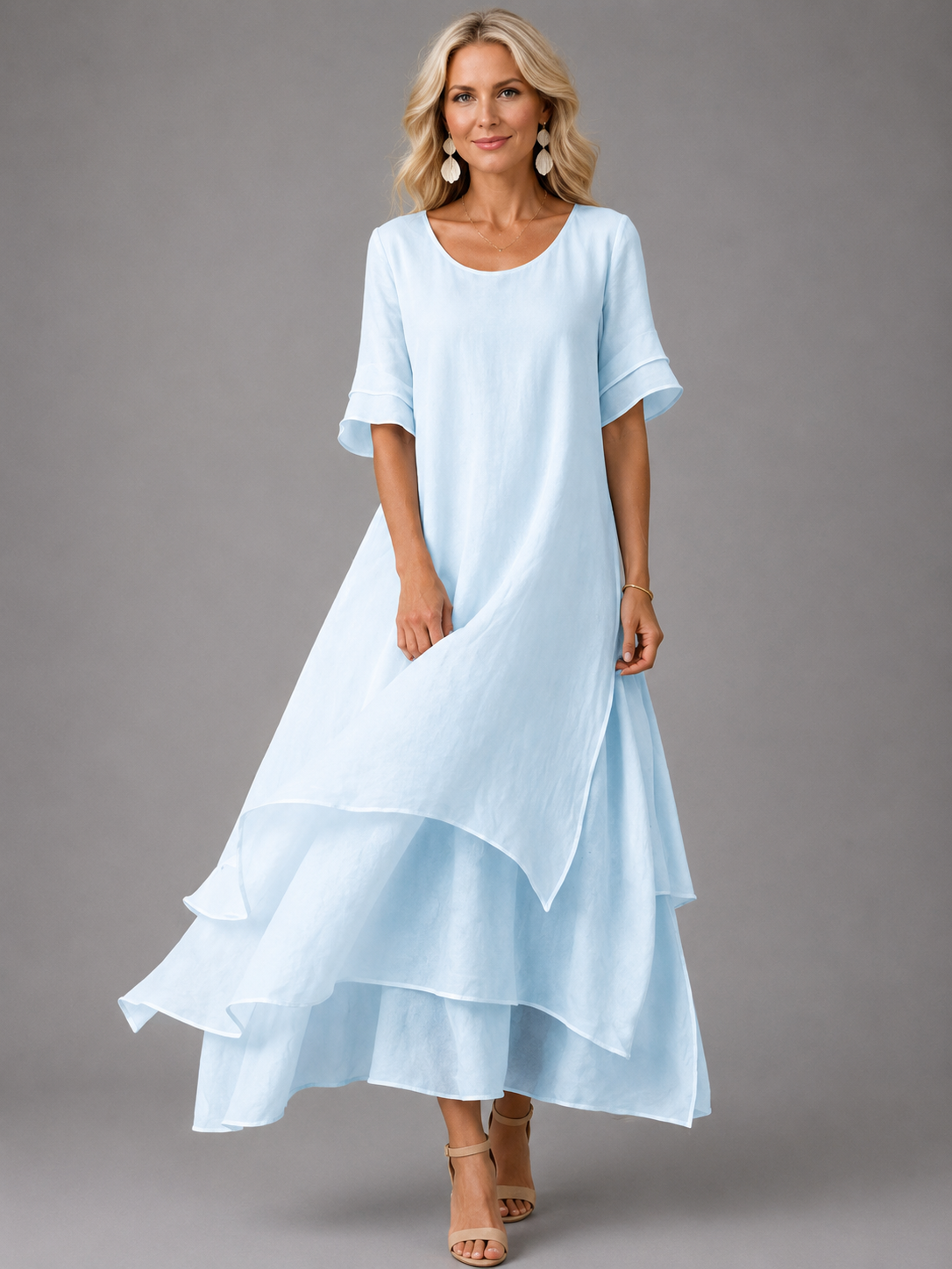 Liora™ | Vestido Maxi Gracia Fluida