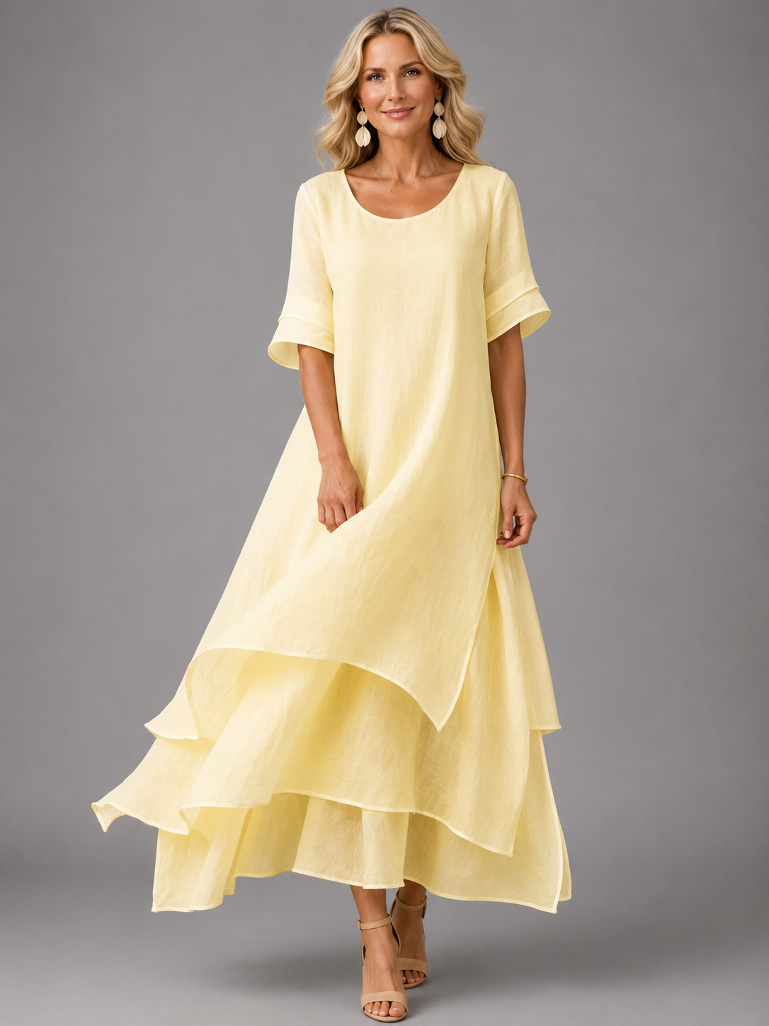Liora™ | Vestido Maxi Gracia Fluida