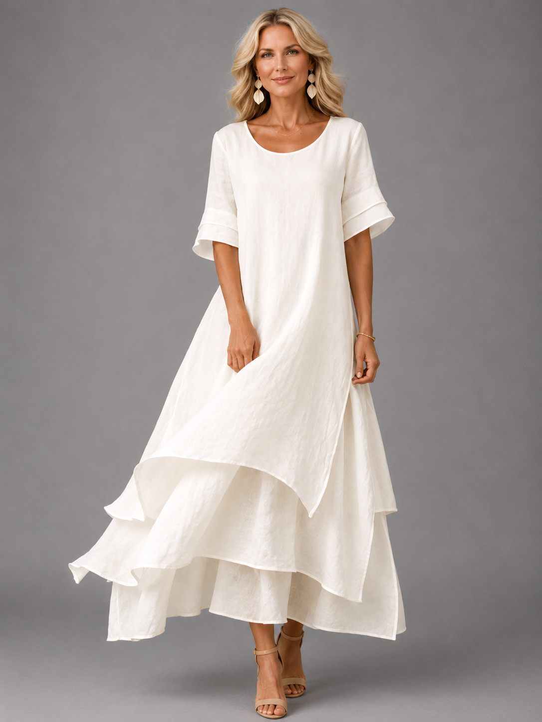 Liora™ | Vestido Maxi Gracia Fluida