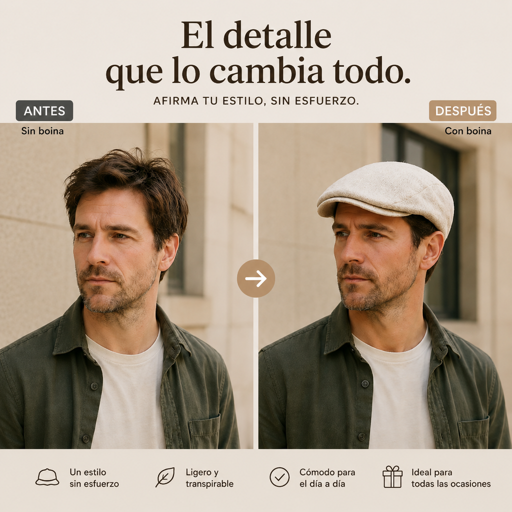 Boina Hombre - Lino de Verano