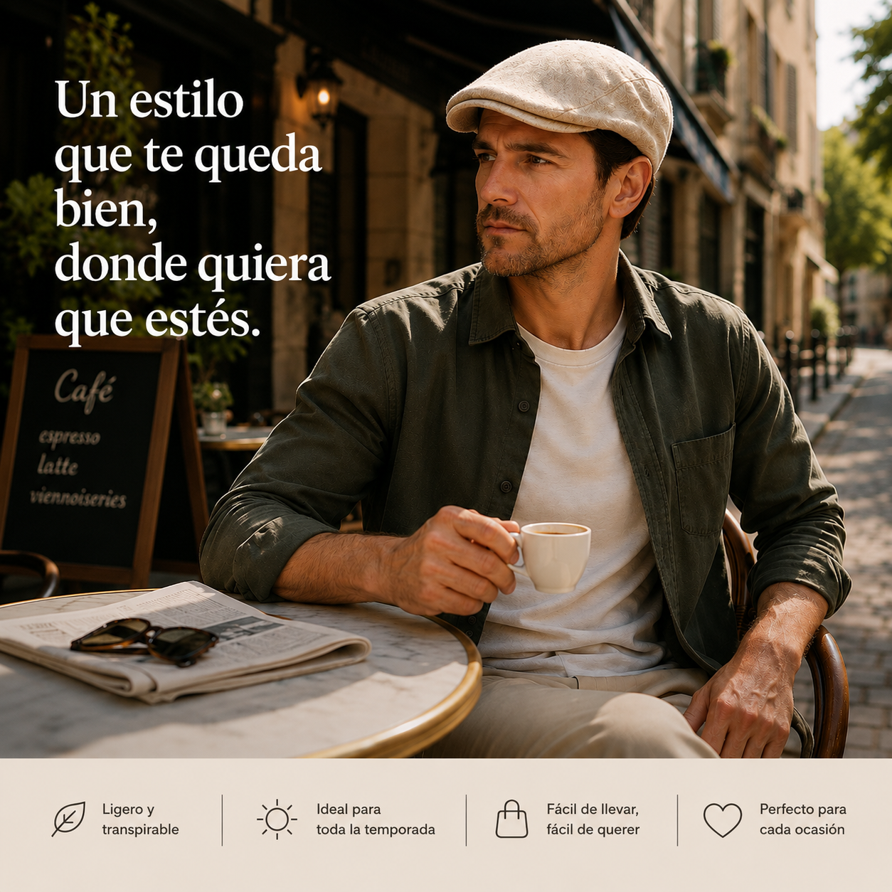 Boina Hombre - Lino de Verano