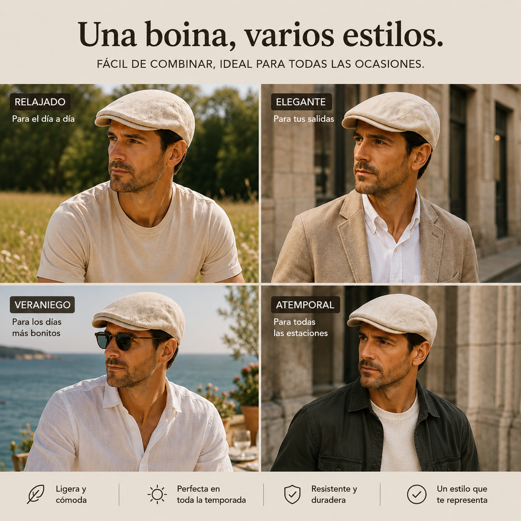 Boina Hombre - Lino de Verano