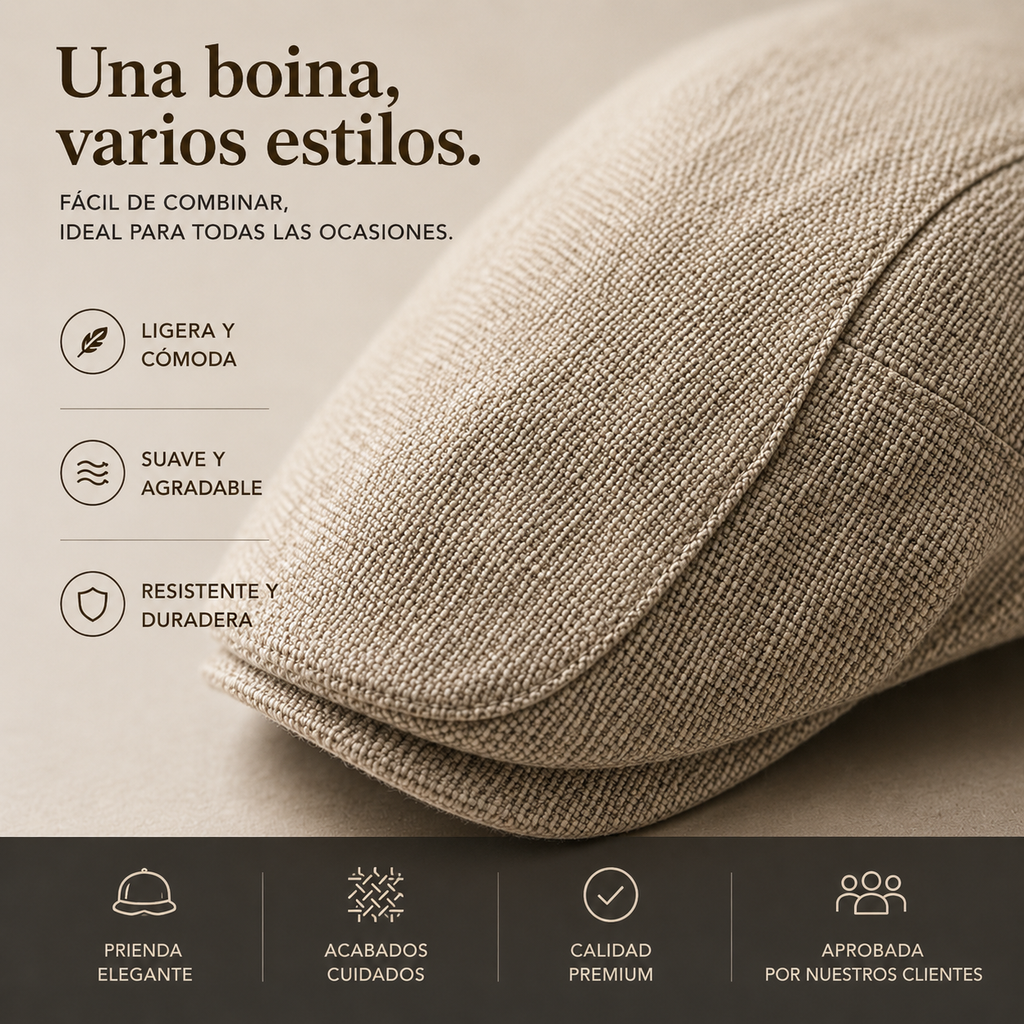 Boina Hombre - Lino de Verano