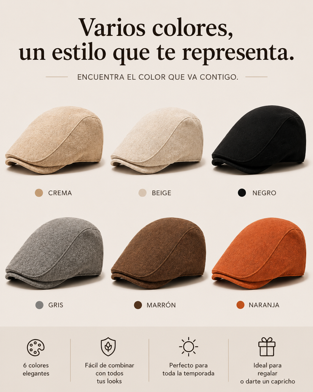 Boina Hombre - Lino de Verano