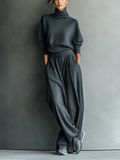 Conjunto de Punto Pantalón Ancho