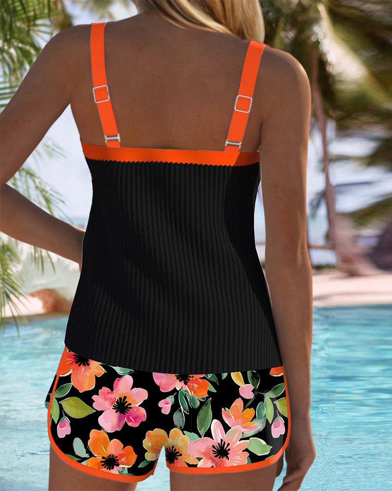 Laluna® | Conjunto Tankini Elegante de Dos Piezas