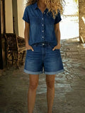 Stephanie™ | Conjunto casual vaquero