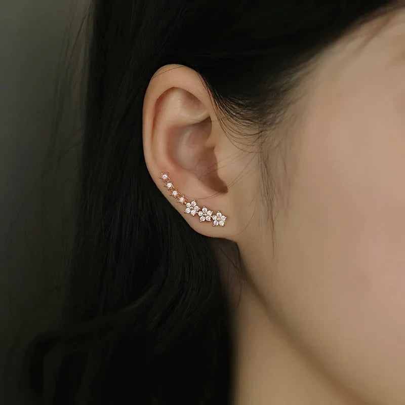 Pendientes florales