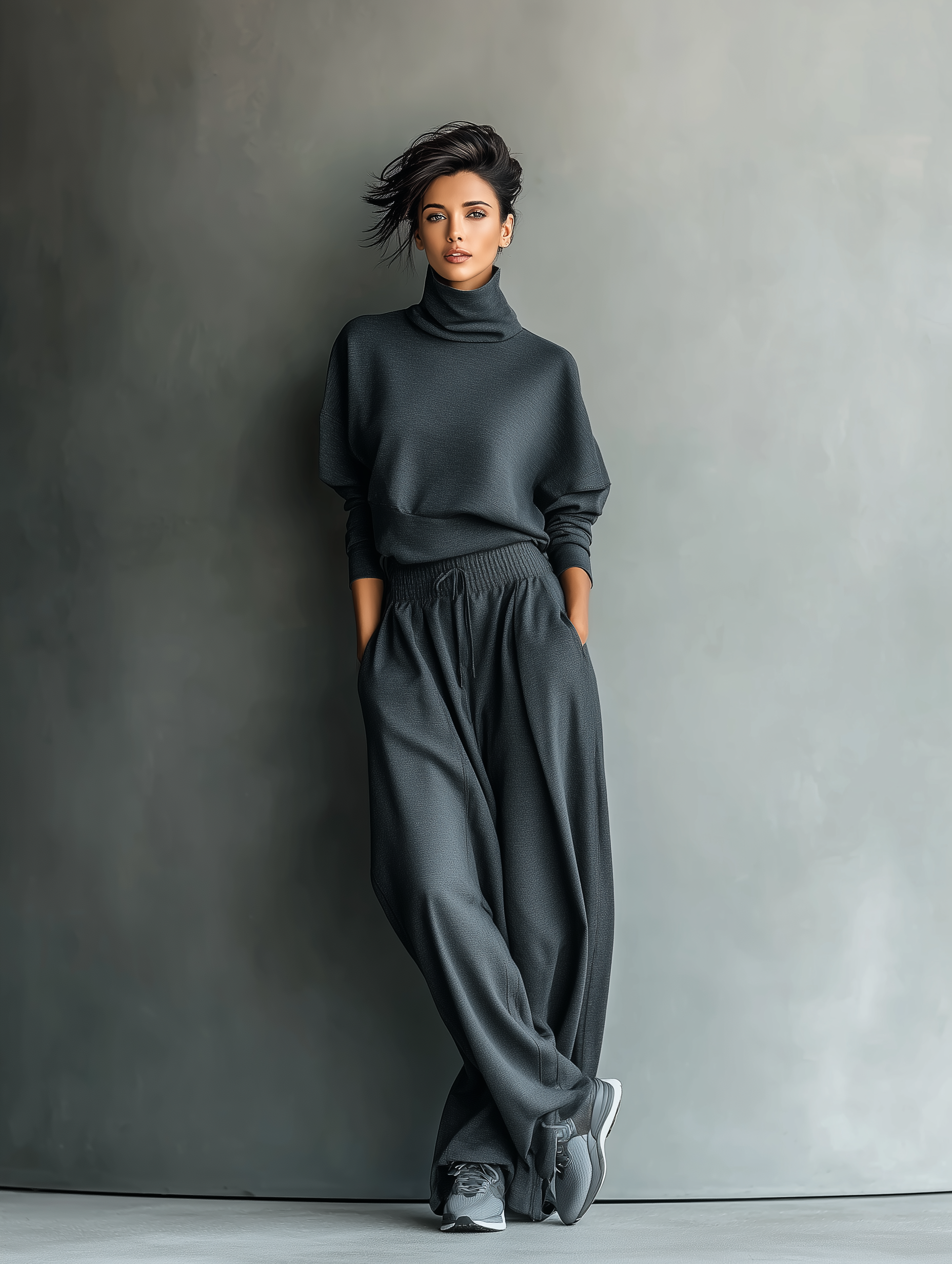 Conjunto de Punto Pantalón Ancho
