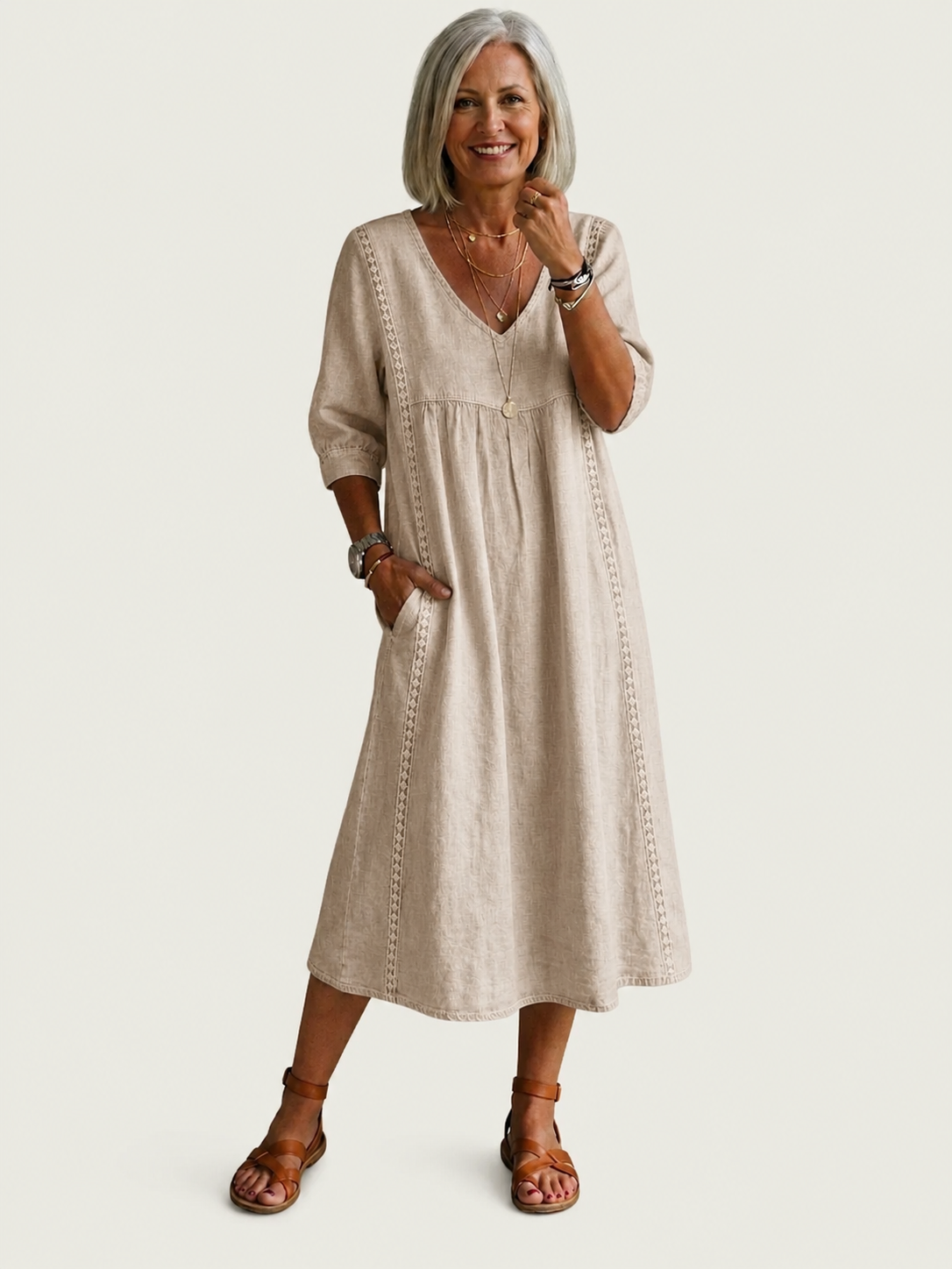 Juliette | Vestido Maxi Línea A de Elegancia