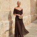 Reagan | Elegante Vestido Marrón