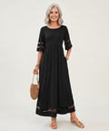 Aubrey™ | Vestido Midi Favorecedor Efecto Vientre Plano